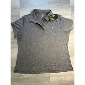 TBY Grey Short Sleeve Polo 2X-Large NEW